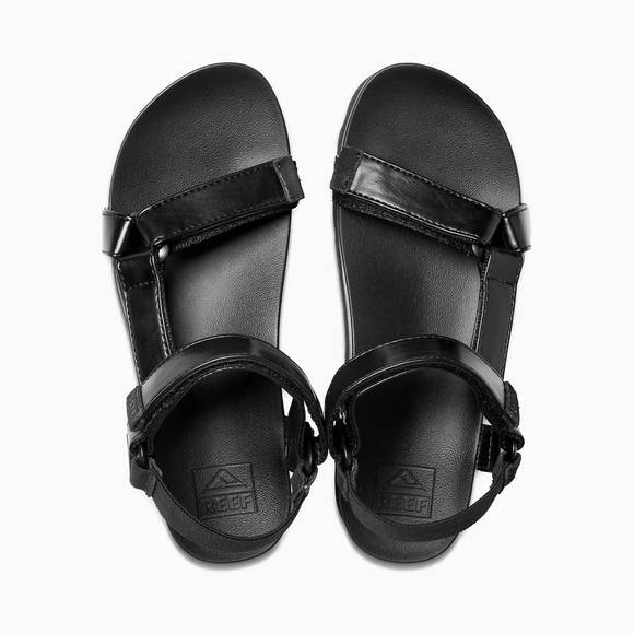 NEW REEF women's cushion rem hi sandals in coco black - Picture 1 of 5